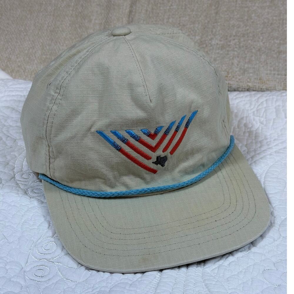 Howler Bros Cream One Size JT Van Zandt Fly Fishing Snapback Trucker Hat Cap